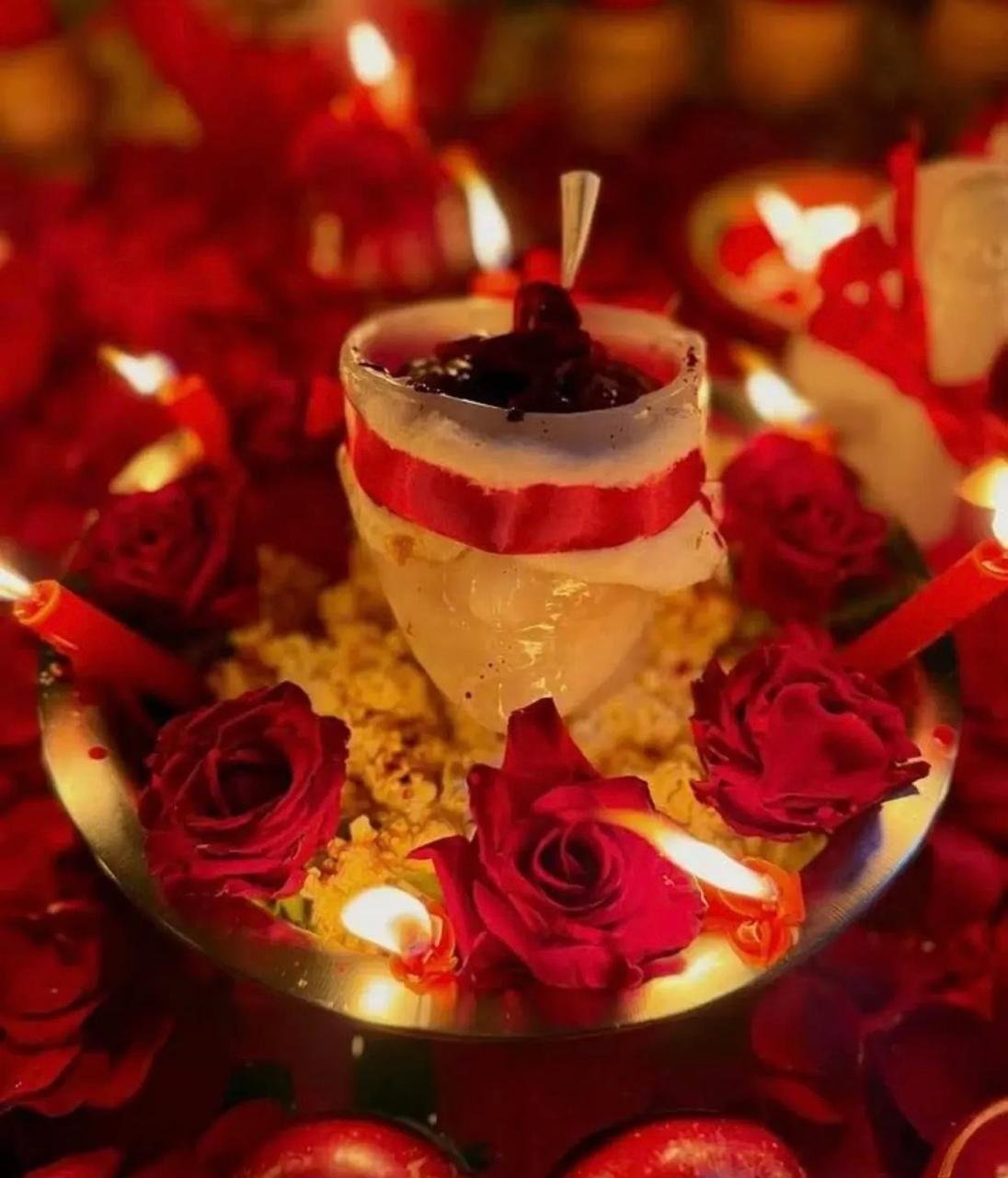 Trabalho espiritual com velas vermelhas e correntes – registro de ritual